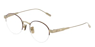 Moncler Me1016td Asian Fit 1026 Men's Glasses Gold Size 49 - Free Lenses - Blue Light Block Available