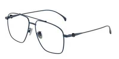 Moncler Me1017t 1026 Men's Glasses Blue Size 55 - Free Lenses - Blue Light Block Available