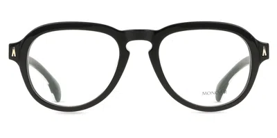 Moncler Me2009u 3001 Occhiali Da Vista Neri Per Uomo (solo Montatura) In Black