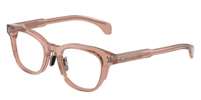 Moncler Me2011d Vestibilità Orientale 3008 Occhiali Da Vista Rosa Per Uomo (solo Montatura) In Burgundy