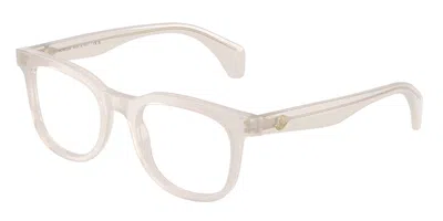 Moncler Me2023 3030 Men's Glasses White Size 48 - Free Lenses - Blue Light Block Available In Glossy Opaline Milk White