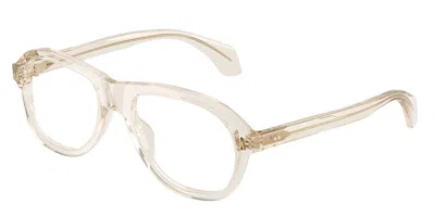 Moncler Me2025u 3003 Men's Glasses Yellow Size 55 - Free Lenses - Blue Light Block Available In Metallic