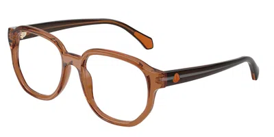 Moncler Me2027 3017 Men's Glasses Brown Size 55 - Free Lenses - Blue Light Block Available In Multi