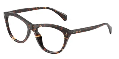 Moncler Me2034u Fiorella 3048 Women's Glasses Tortoiseshell Size 53 - Free Lenses - Blue Light Block Availab In Brown