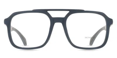 Moncler Me3002 5008 Occhiali Da Vista Blu Per Uomo (solo Montatura) In Black