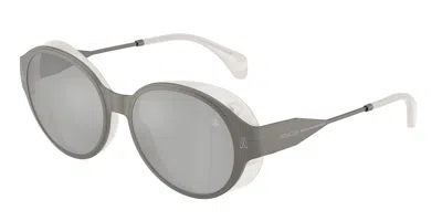 Moncler Me4005t Auros 10058v Occhiali Da Sole Gunmetal Per Uomo In Gray