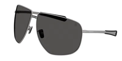 Moncler Me4008 Atlas 101687 Occhiali Da Sole Grigi Per Uomo In Black