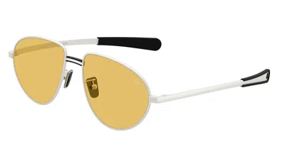 Moncler Me4009 Vizla 100485 Occhiali Da Sole Argentati Per Uomo In Multi