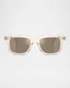 Moncler Acetate Claro Me6004 Sunglasses In Gold