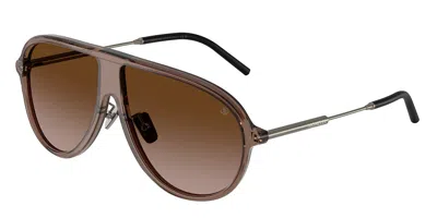 Moncler Me6009 Glyde 301813 Occhiali Da Sole Marroni Per Uomo In Brown