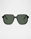 MONCLER ME6010 ACETATE SQUARE SUNGLASSES