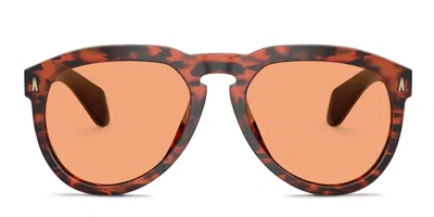 Moncler Me6020u Isopleth Tortoise/orange In Tortoise,orange