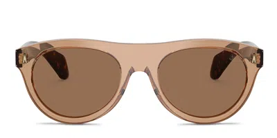 Moncler Me6022u Splash Clear/brown In Clear,brown