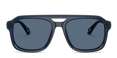 Moncler Me6024 Vantos Clear/blue In Clear,blue