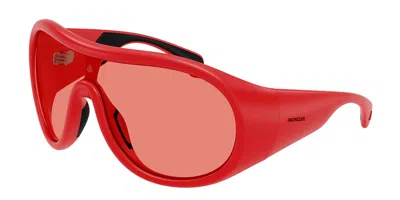 Moncler Me8004 Cloche 501784 Occhiali Da Sole Rossi Per Uomo In Red