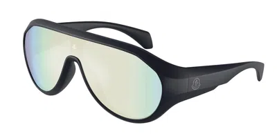 Moncler Me8009u Bombolle 50306j Occhiali Da Sole Blu Per Uomo In Multi