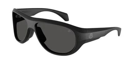Moncler Me8013 Bleacher 500687 Occhiali Da Sole Neri Per Uomo In Black