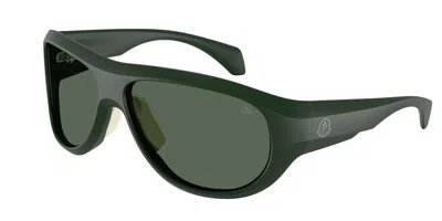 Moncler Me8013 Bleacher 502971 Occhiali Da Sole Verdi Per Uomo In Green