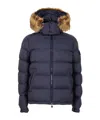 Moncler Medium Solid Jacket In Blue