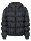 Moncler Medonte Short Down Jacket In Black