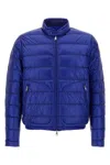 Moncler Acorus Zip-up Down Jacket In Blue