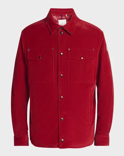 MONCLER MEN'S AMBROISIE CORDUROY SHIRT JACKET