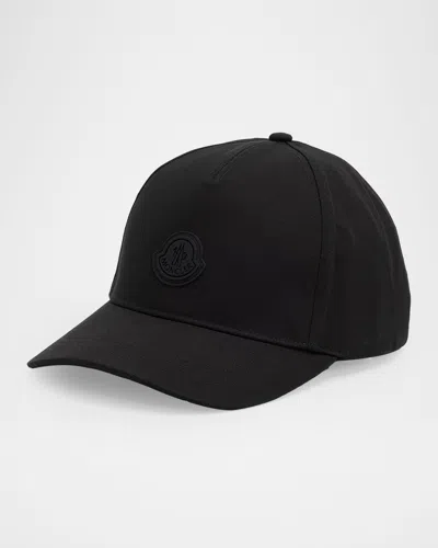 Moncler Men & Apos;s Baseball Cap In Black