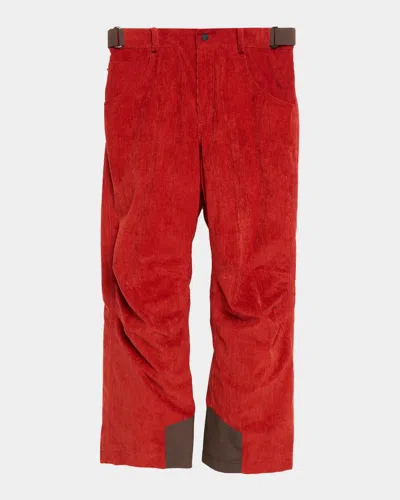 Moncler Men & Apos;s Corduroy Ski Trousers In Black