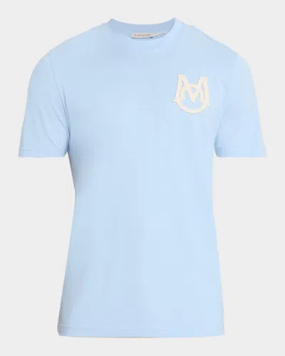 Moncler Short Sleeve Tee In Blue
