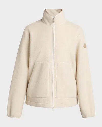 MONCLER MEN & APOS;S FLEECE STAND COLLAR FULL-ZIP CARDIGAN