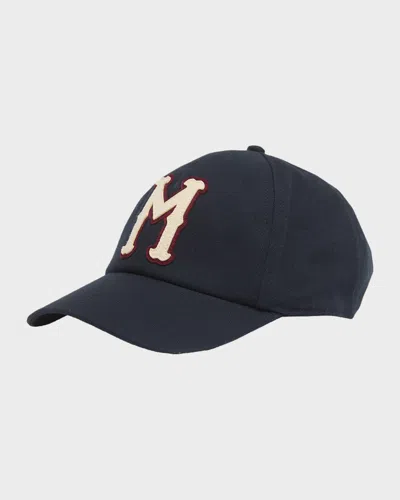 MONCLER MEN & APOS;S LOGO COTTON BASEBALL CAP
