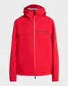 Moncler Men & Apos;s Shipton Hooded Shell Jacket In Red