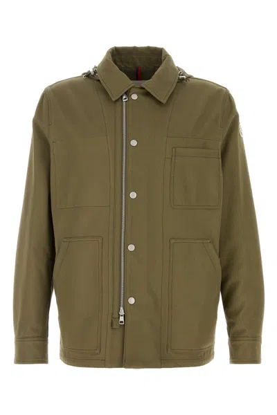 Moncler Army Green Cotton Guerledan Jacket