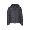 Moncler Arneb - Short Down Jacket With Hood In Black