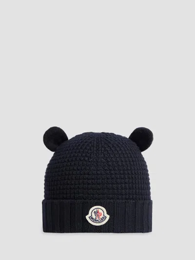 Moncler Men's Baby's Beanie In Wool In Blue