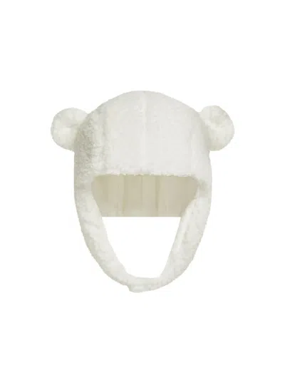 Moncler Men's Baby's Hat In Teddy In White