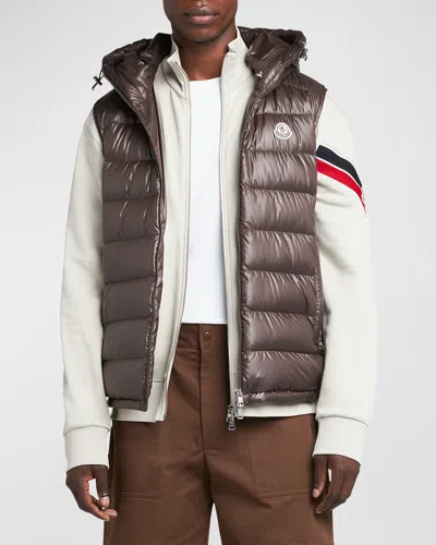 MONCLER MEN'S BARANT HOODED PUFFER VEST