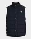 Moncler Barthe Padded Gilet In Blue