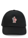 Moncler Grenoble Men Baseball Cap In Black