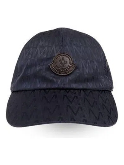 Moncler Men's Baseball Cap In Dark Blue