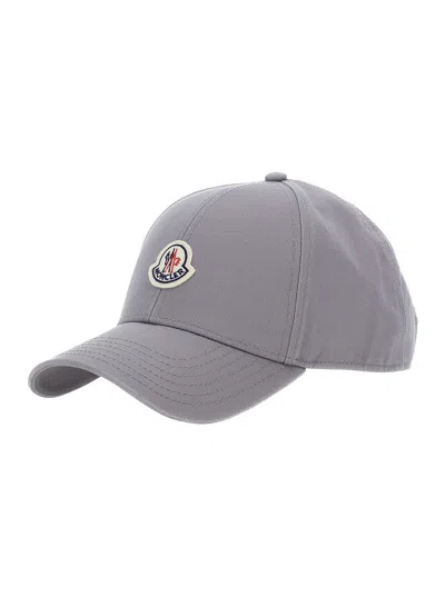 Moncler Men Baseball Cap In White
