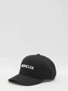 Moncler Men Baseball Cap With Logo In Black