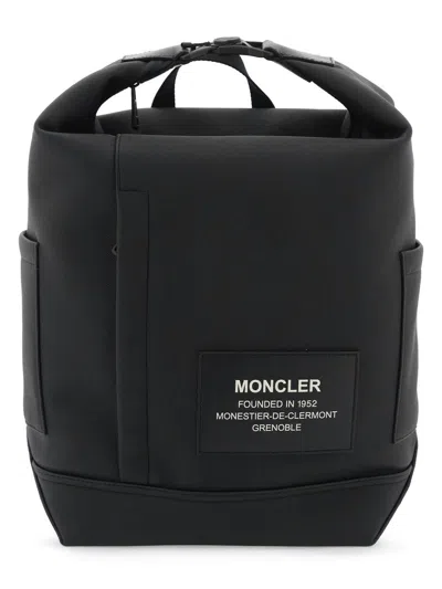 Moncler Nakoa Canvas Backpack In Black