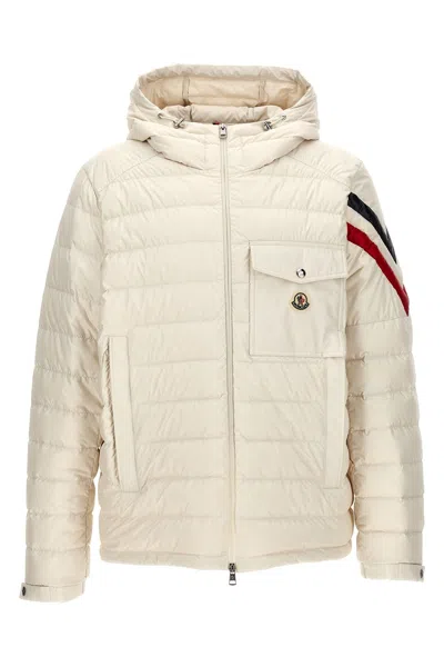 Moncler 'berard' Quilted Down Jacket In White