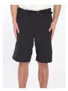 Moncler Day-namic Nylon Bermuda Shorts With Adjustable Drawstring In Black