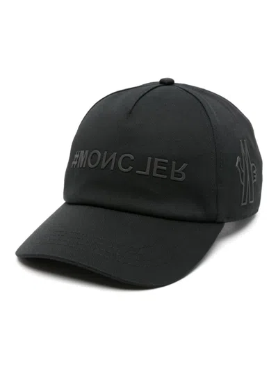Moncler Men's Black Baseball Cap For Ss24 Collection