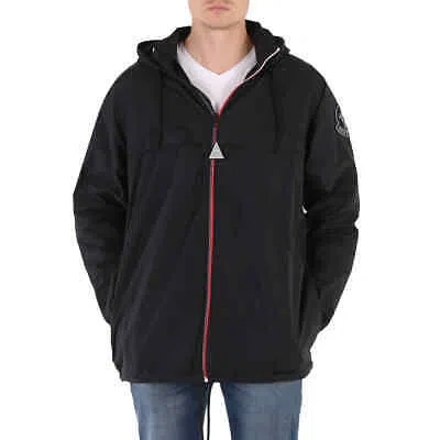 Pre-owned Moncler Men's Black Chahed Hooded Nylon Jacket