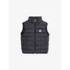 Moncler Contrin Full Zip Down Vest In Black