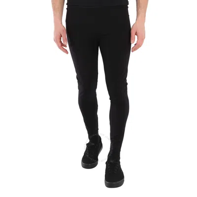 Moncler Men's Black Day-namic Logo-print Leggings