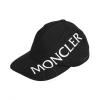 MONCLER MONCLER MEN'S BLACK DIAGONAL LOGO-PRINT BASEBALL CAP